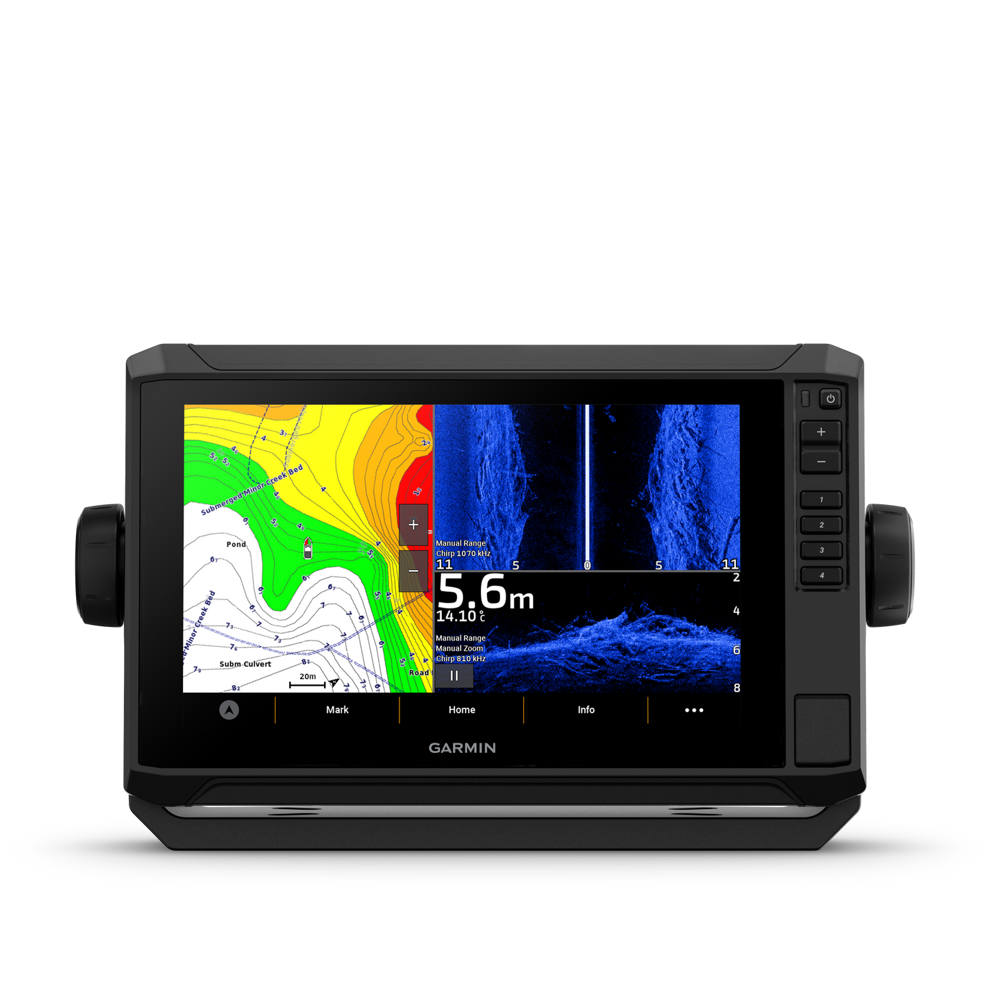 Garmin ECHOMAP 10"/12" Fishing Bundles - Includes IM 1200 Series Shuttle & Battery Option