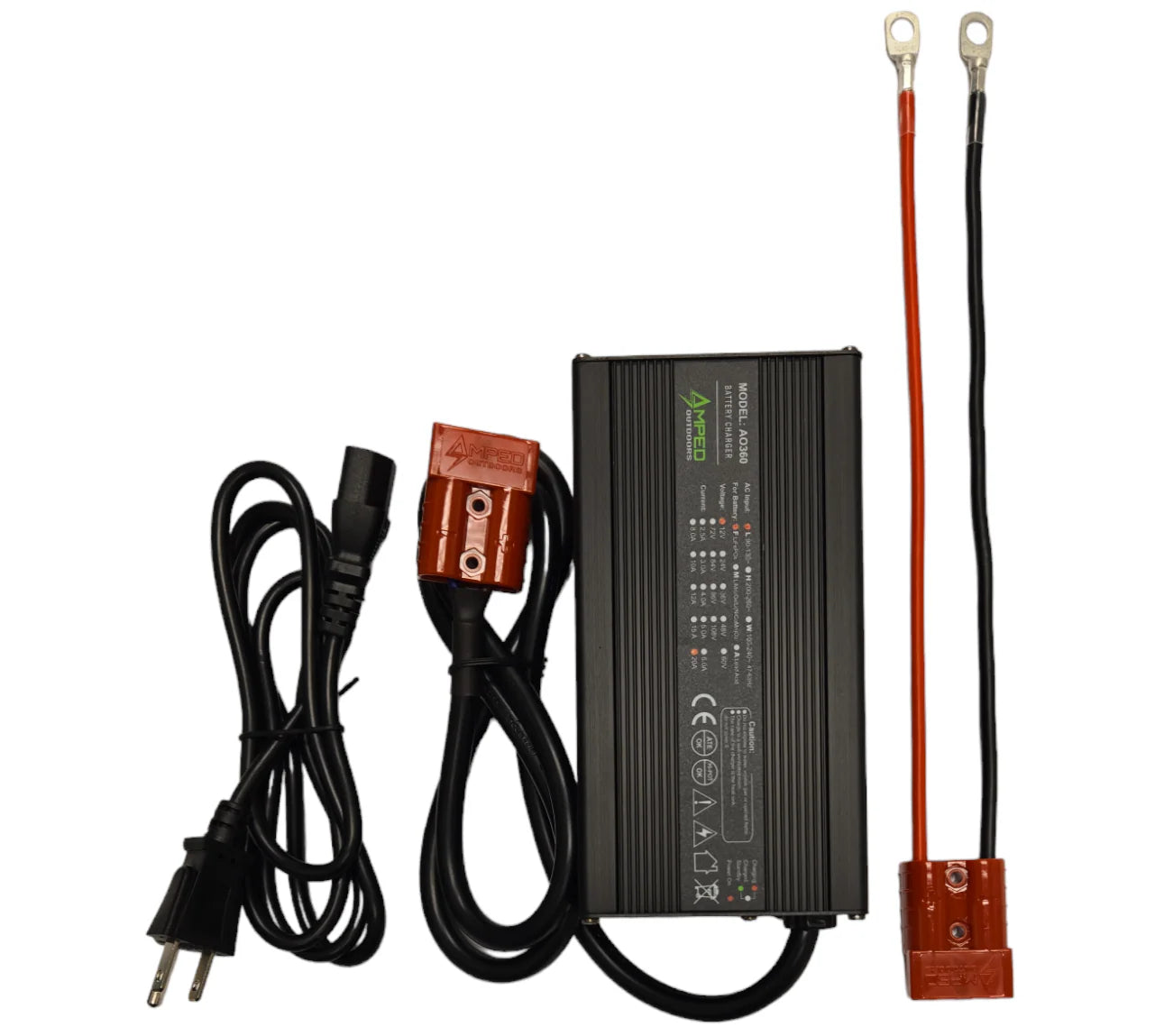 AMPED OUTDOORS 12.8V 20A Fast Lithium Charger (LiFePO4)
