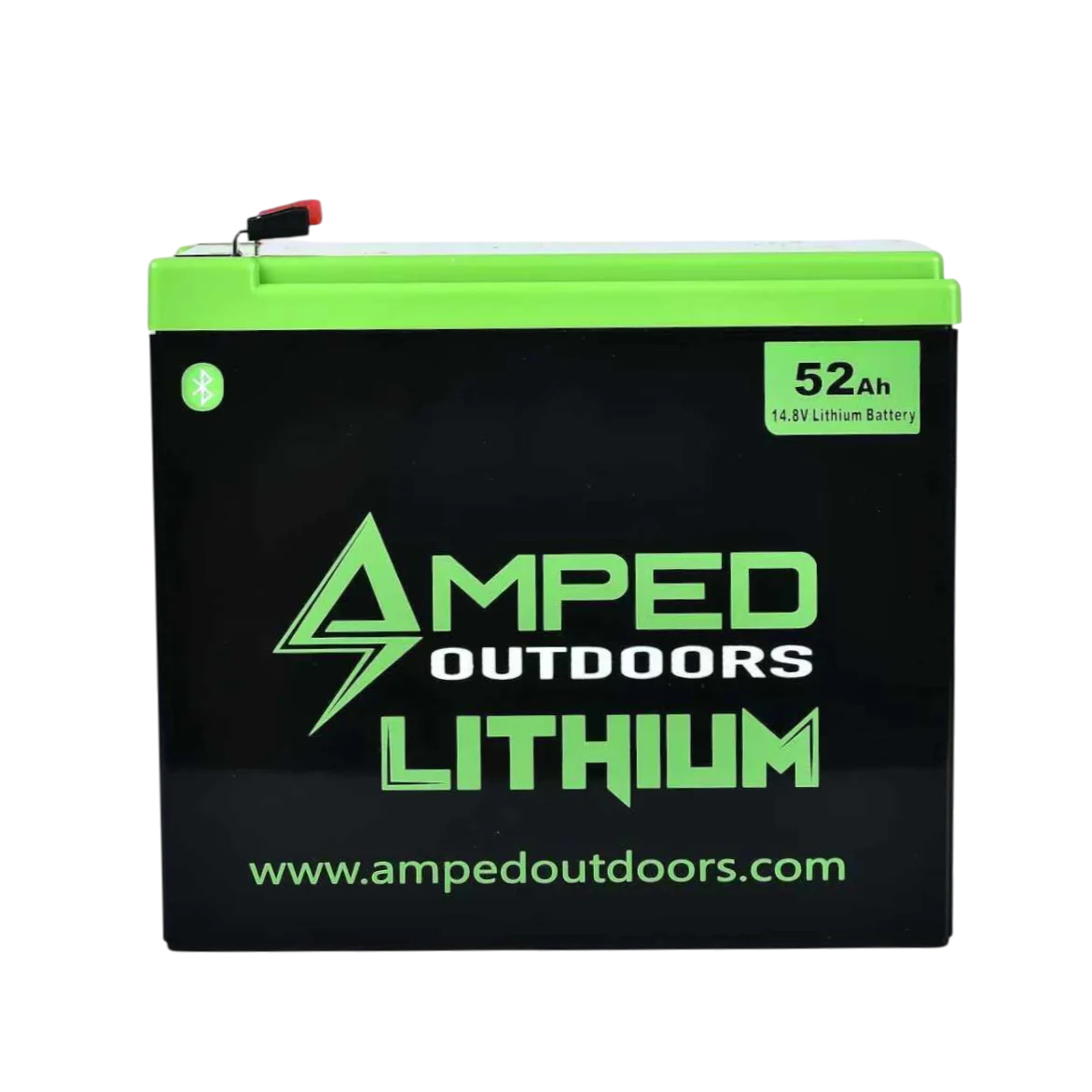 AMPED OUTDOORS 52Ah Lithium Battery (14.8V NMC) with Charger (Bluetooth)