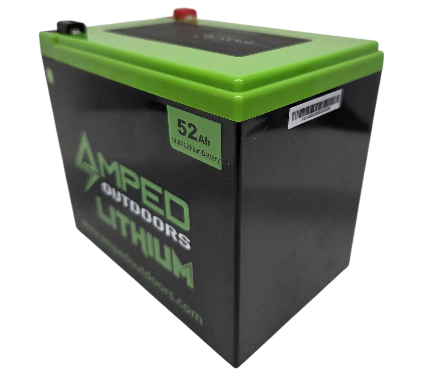 AMPED OUTDOORS 52Ah Lithium Battery (14.8V NMC) with Charger (Bluetooth)