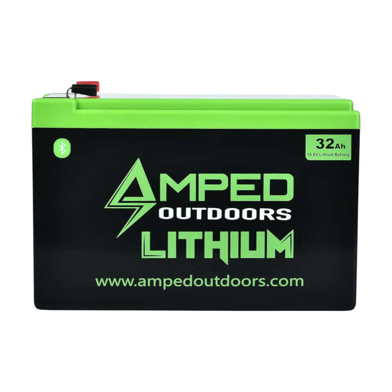 AMPED OUTDOORS 32Ah Lithium Battery (14.8V NMC) with Charger (Bluetooth)