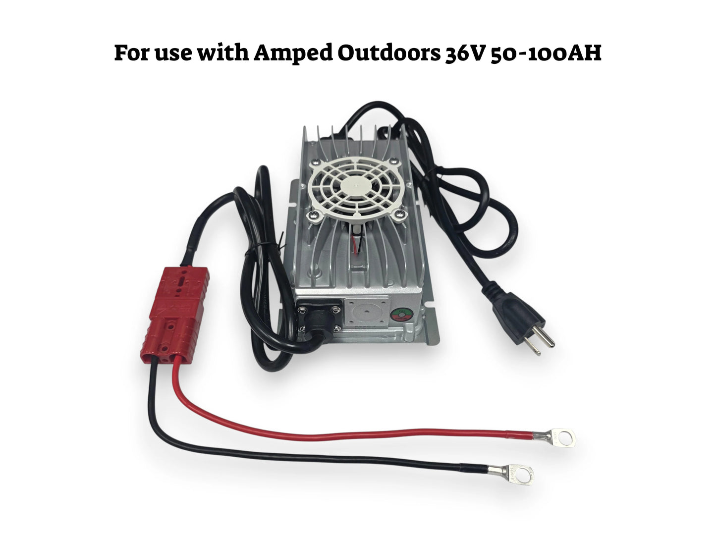 AMPED OUTDOORS 36V 50Ah Trolling Motor Lithium Battery (LiFePO4) - Bluetooth - IP67 Waterproof - Heated
