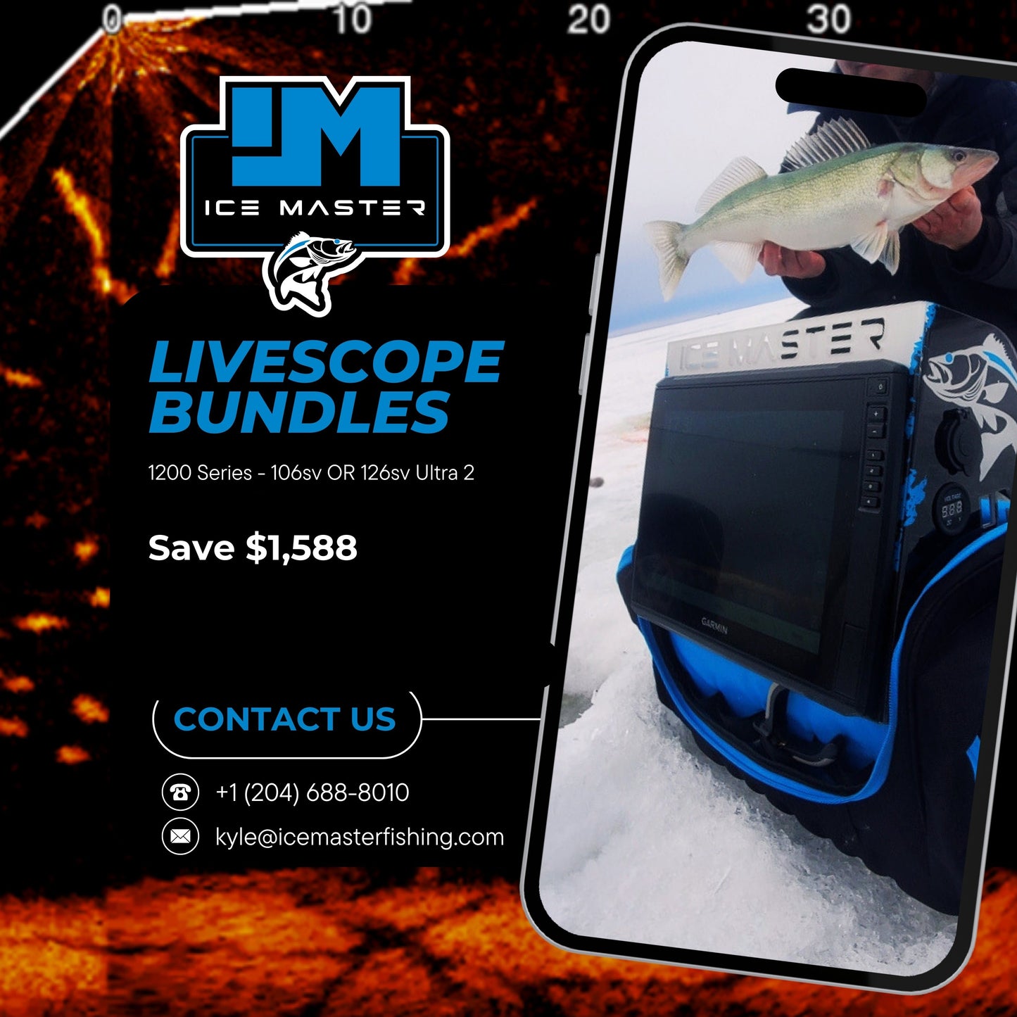 SPECIAL BUY - ICE MASTER 1200 Series Pro Bundle