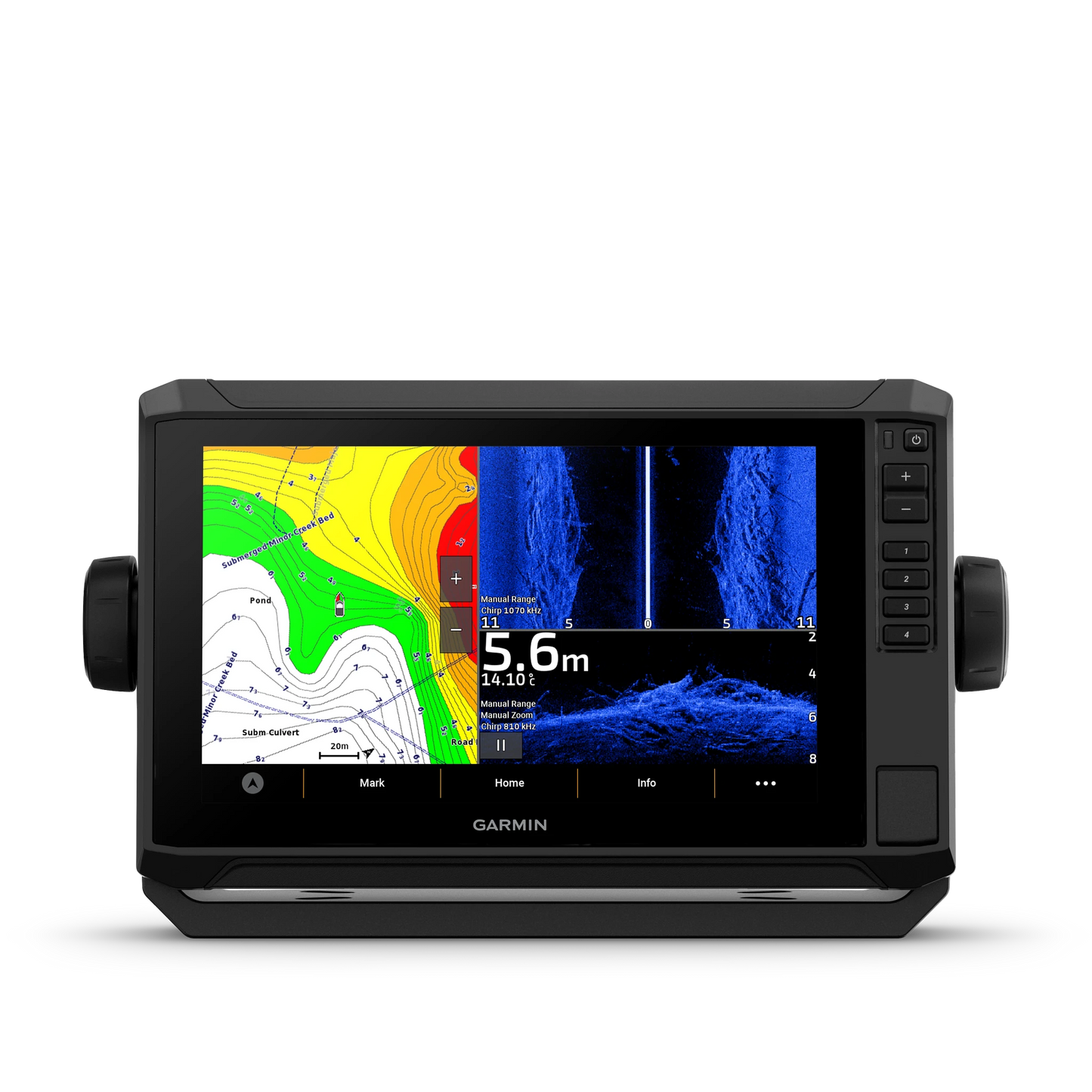 Garmin ECHOMAP™ UHD2 9" Chartplotter 93sv without Transducer and Garmin Navionics+ (010-02688-00)